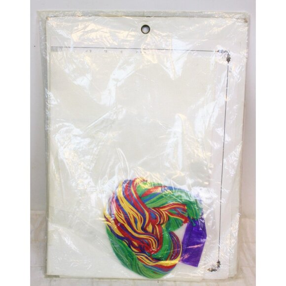 Vtg 1995 Bucilla Christmas Alphabet Cross Stitch Kit Stocking Kid Teacher School - Picture 6 of 6